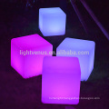 ce furniture waterproof led cube lighting decoration garden wireless color changing square led cube chair light for party